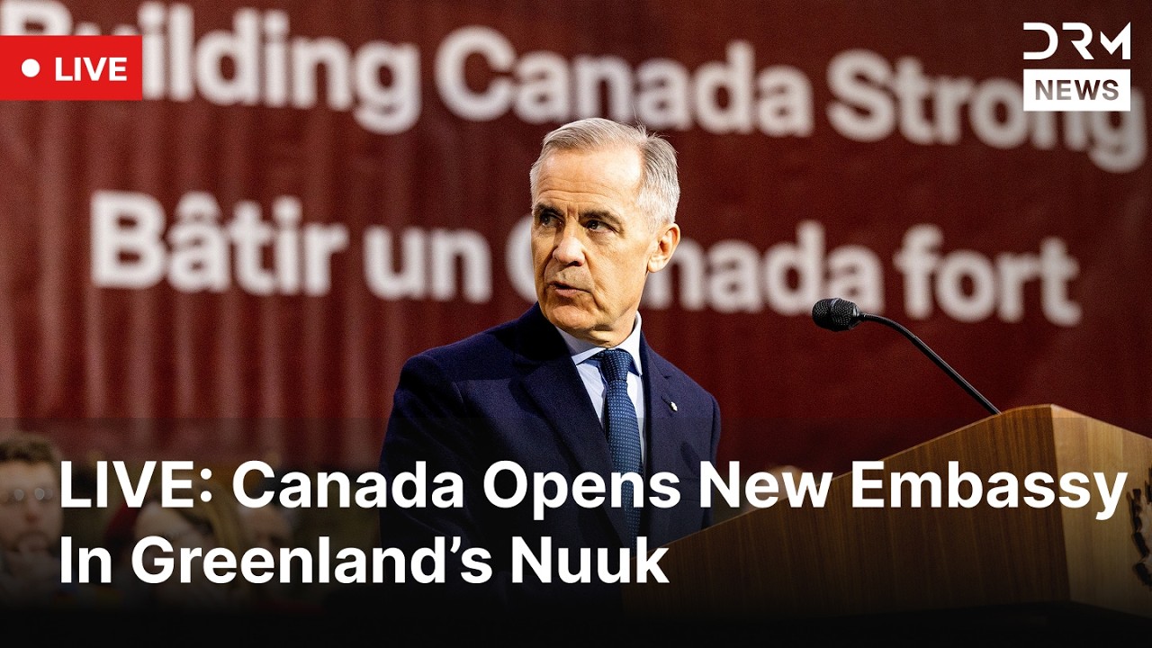 LIVE: Canadian Flag Raised At New Greenland Diplomatic Mission | DRM News | AC1F
