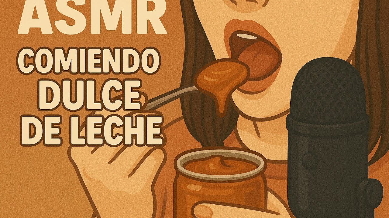 ASMR Comiendo dulce de leche con cucharita
