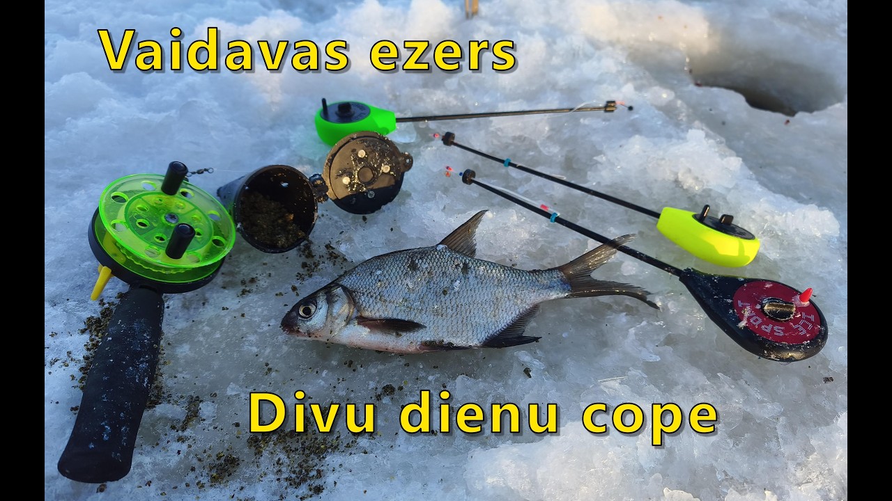 Divu dienu brekšu meklēšana Vaidavas ezerā.