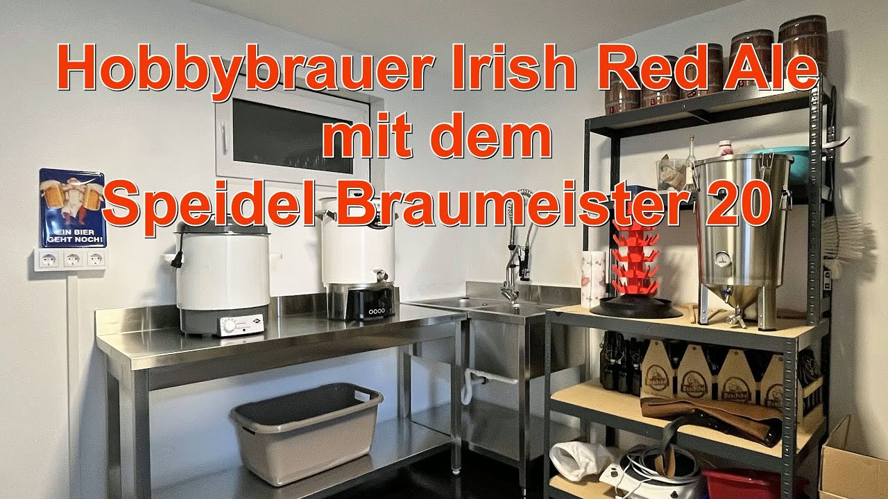 Hobbybrauer Irish Red Ale mit dem Speidel Braumeister 20