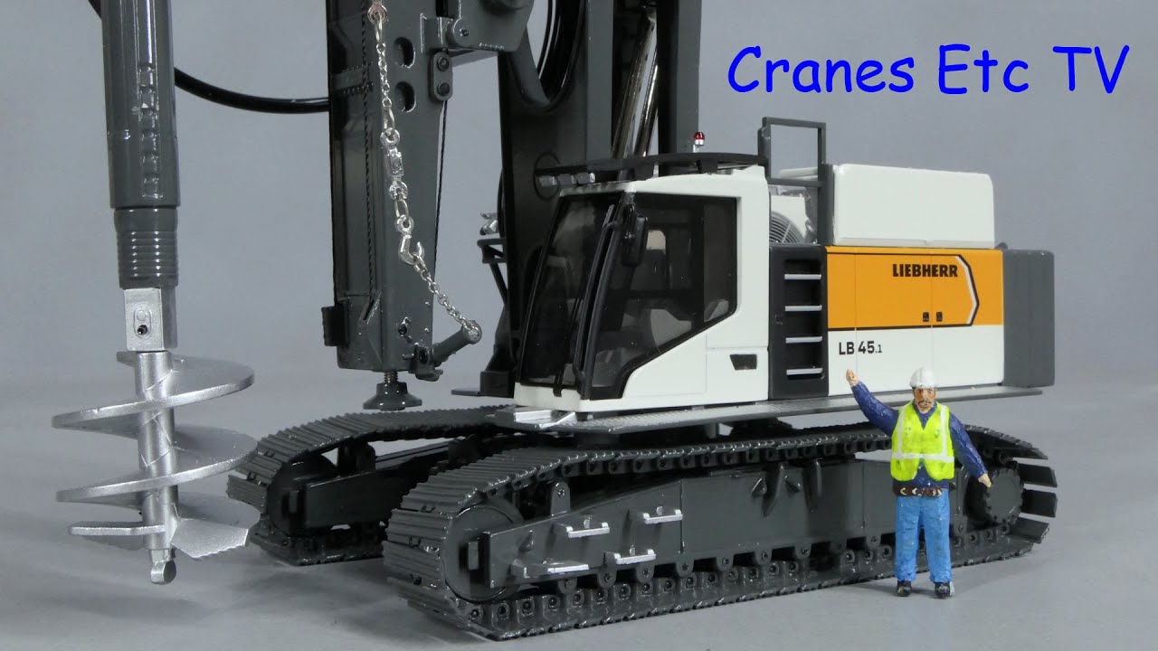 NZG Liebherr LB 45.1 Drilling Rig by Cranes Etc TV