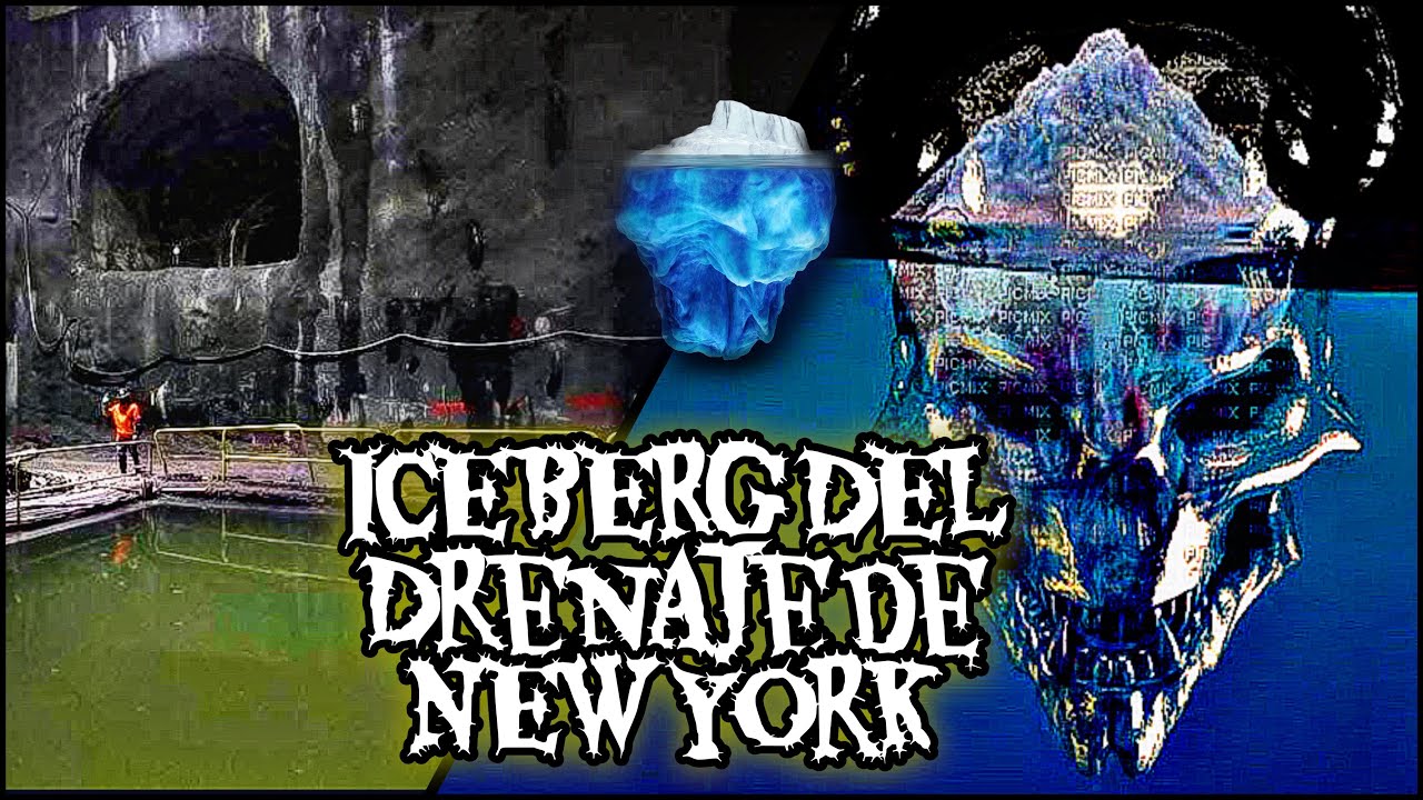 ICEBERG del DRENAJE de NEW YORK (CAIMNES ALBIÑOS en las ALCANTARILLAS?)
