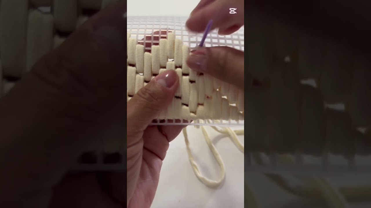 Novo ponto, novo fio e mais uma nova bolsa na tela 