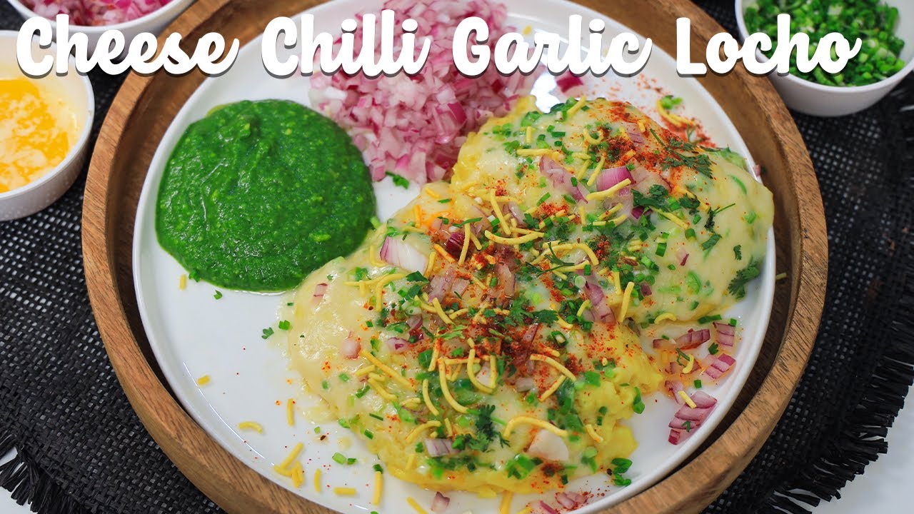 Cheese Chilli Garlic Locho | Street Style n Surat Special | Chetna Patel Recipes