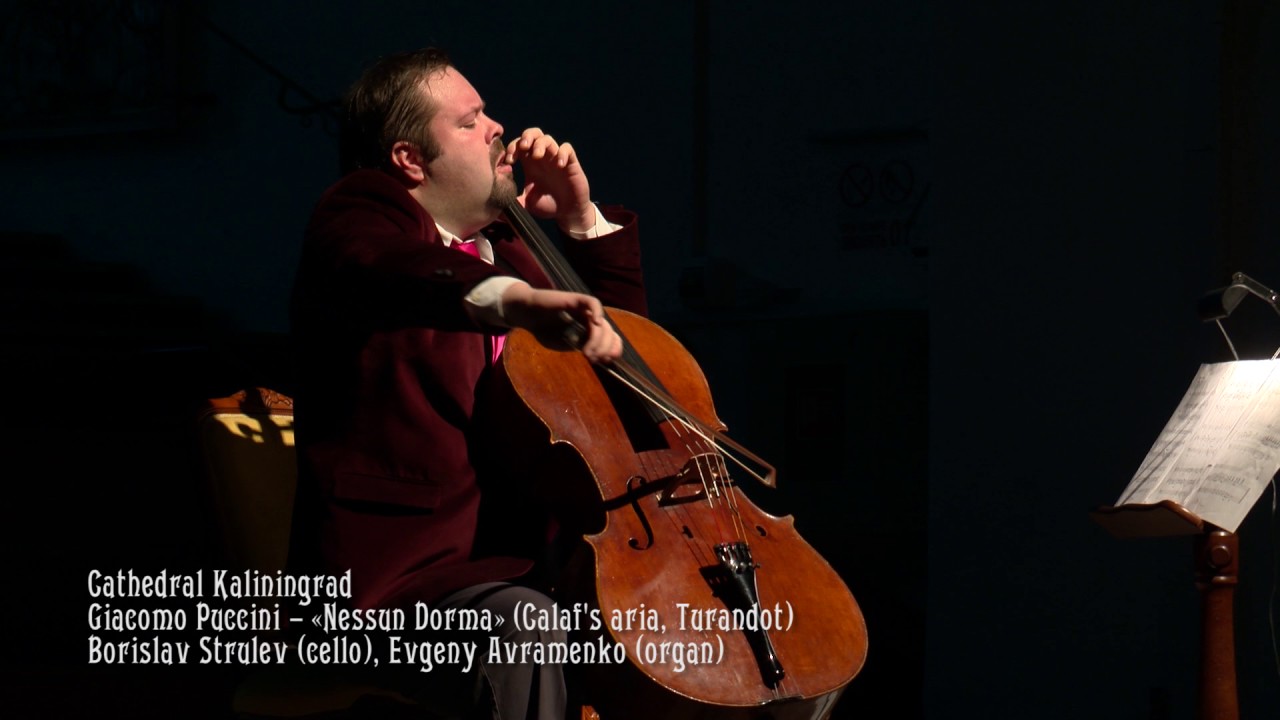 B. Strulev (cello), E. Avramenko (organ). G. Puccini – «Nessun Dorma» (Calaf's aria, Turandot)