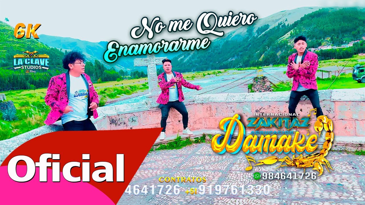 ♪ INTERNACIONAL ZAKITAZ !!Tema: NO ME QUIERO ENAMORARME ♫ Cel📲984641726  !!▶LA CLAVE STUDIOS 6K 2025