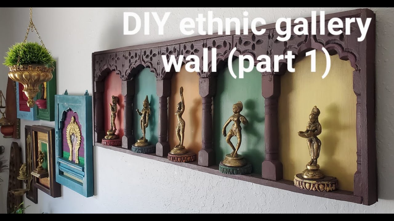 DIY ethnic gallery wall (part 1)
