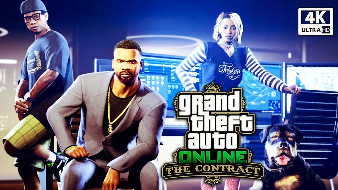 GTA V The Contract All Cutscenes (Grand Theft Auto Online) Game Movie 4K 60FPS