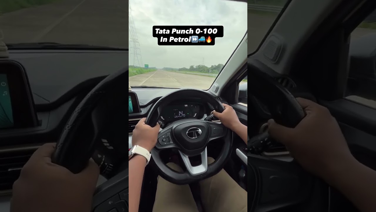 Tata Punch 0 to 100 Time in Petrol