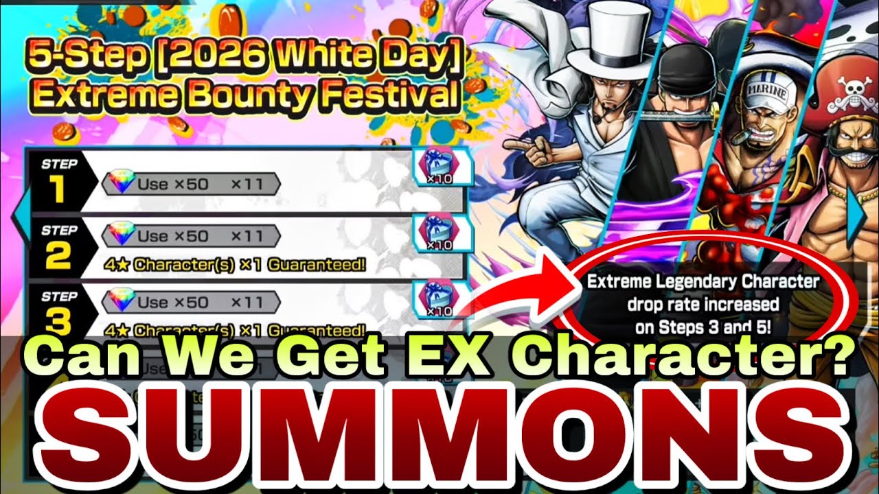 Extreme White Day Scout 2026 Summons(Worth It?) Lucci Zoro Roger Akainu One Piece Bounty Rush | OPBR
