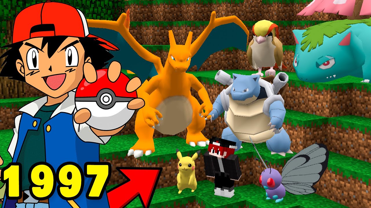 Criei o Primeiro Time do ASH no Minecraft Pixelmon PokeSquad