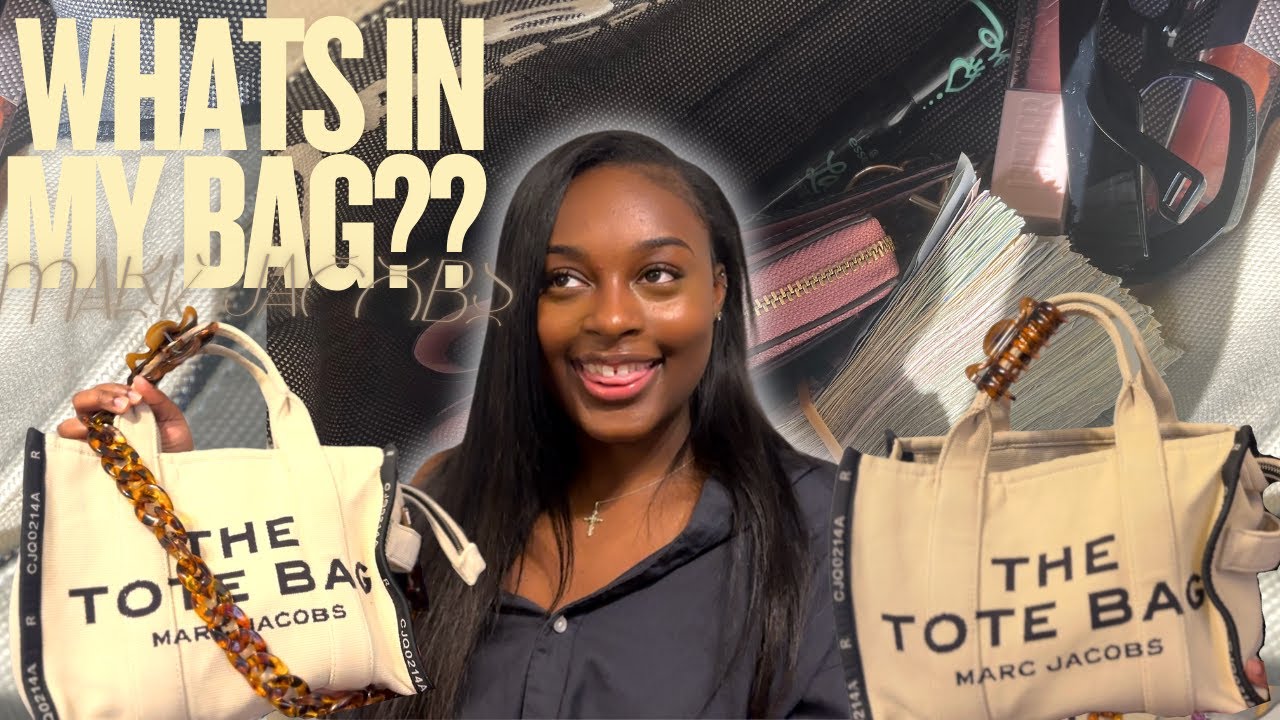 What's In My Bag?? | Marc Jacobs Tote Bag Tour *girly essentials*