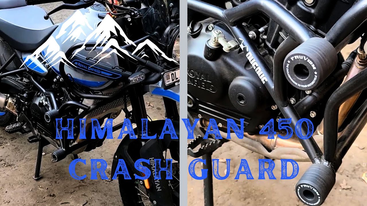 Himalayan 450 Crash Guard Installation | Royal Enfield Himalayn 450 Accessories #himalayan450