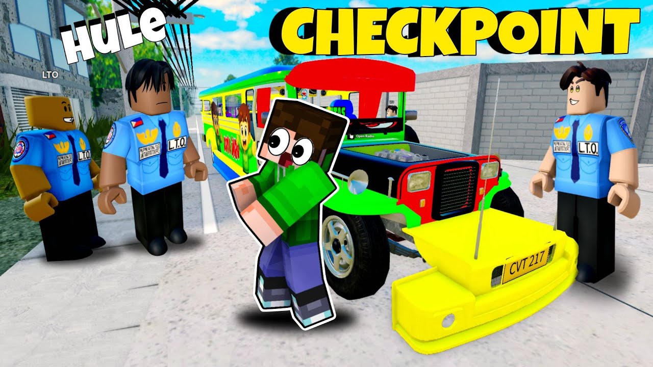 NACHECKPOINT AKO at NATICKETAN ang JEEPNEY DRIVER ng PINAS sa ROBLOX