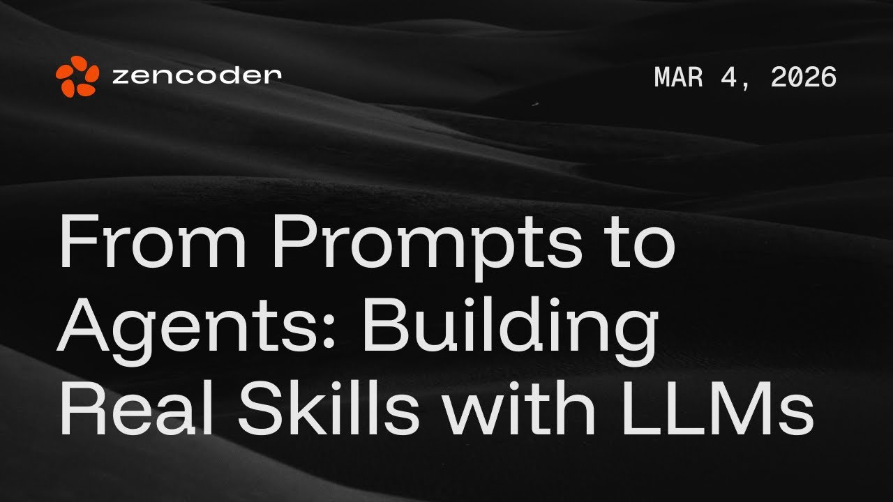 From Prompts to Agents: Building Real Skills with LLMs 📱