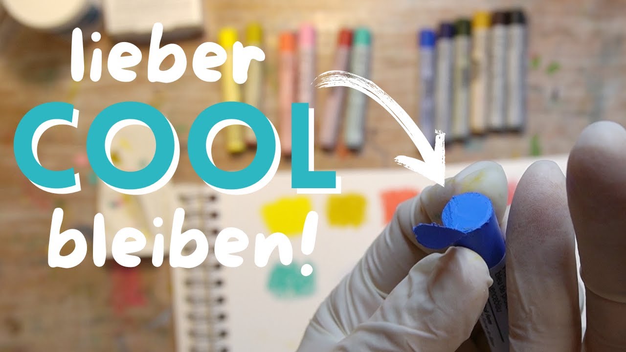 Wie Ölpastell - nur besser, da konnte ich nicht nein sagen + warum die Temperatur eine Rolle spielt!