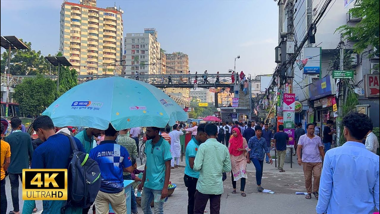 Green Road Dhaka 4K Walking Tour 2023 || Bangladesh Walking Tour