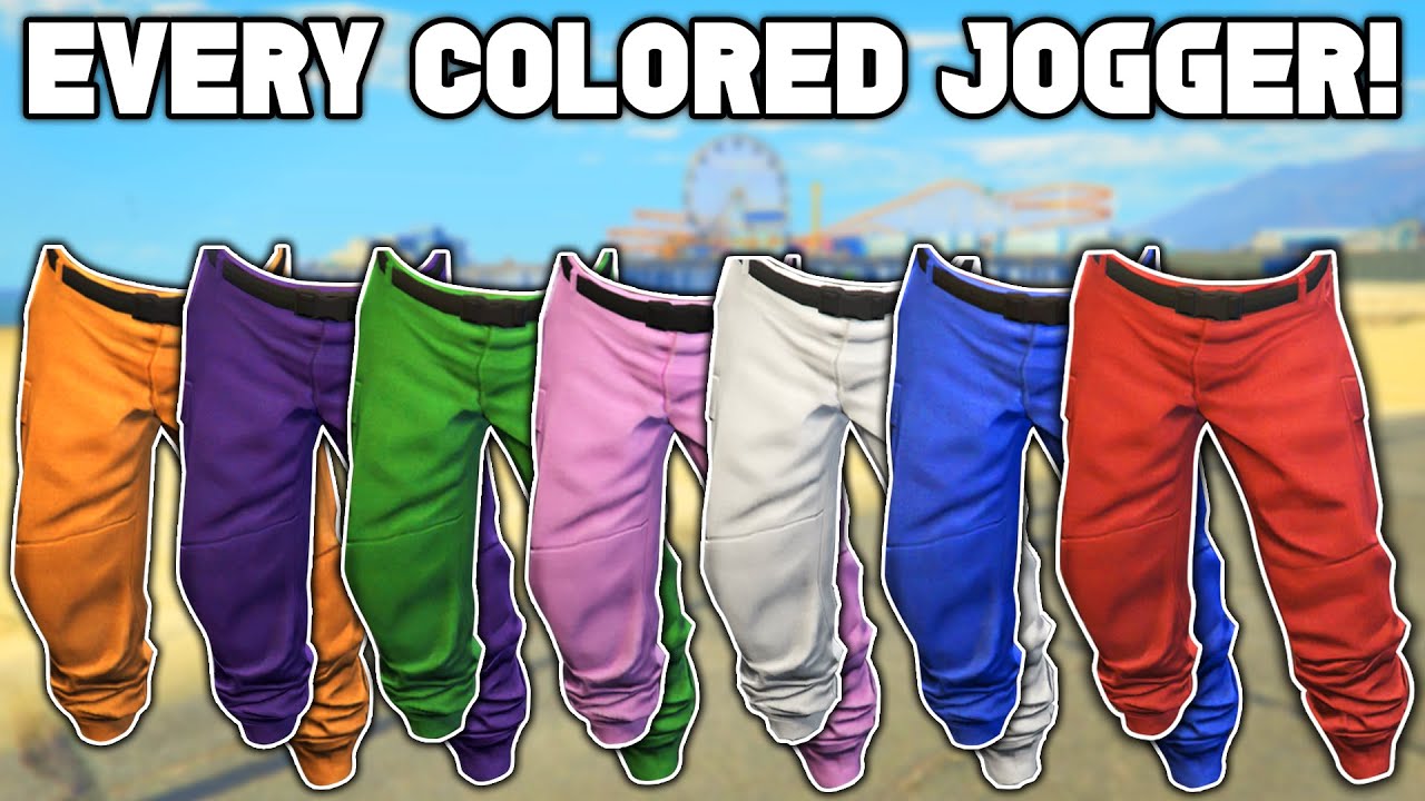 *UPDATE* How To Get ALL COLORED JOGGERS In GTA 5 Online 1.61! (GTA 5 Colored Joggers Glitch)