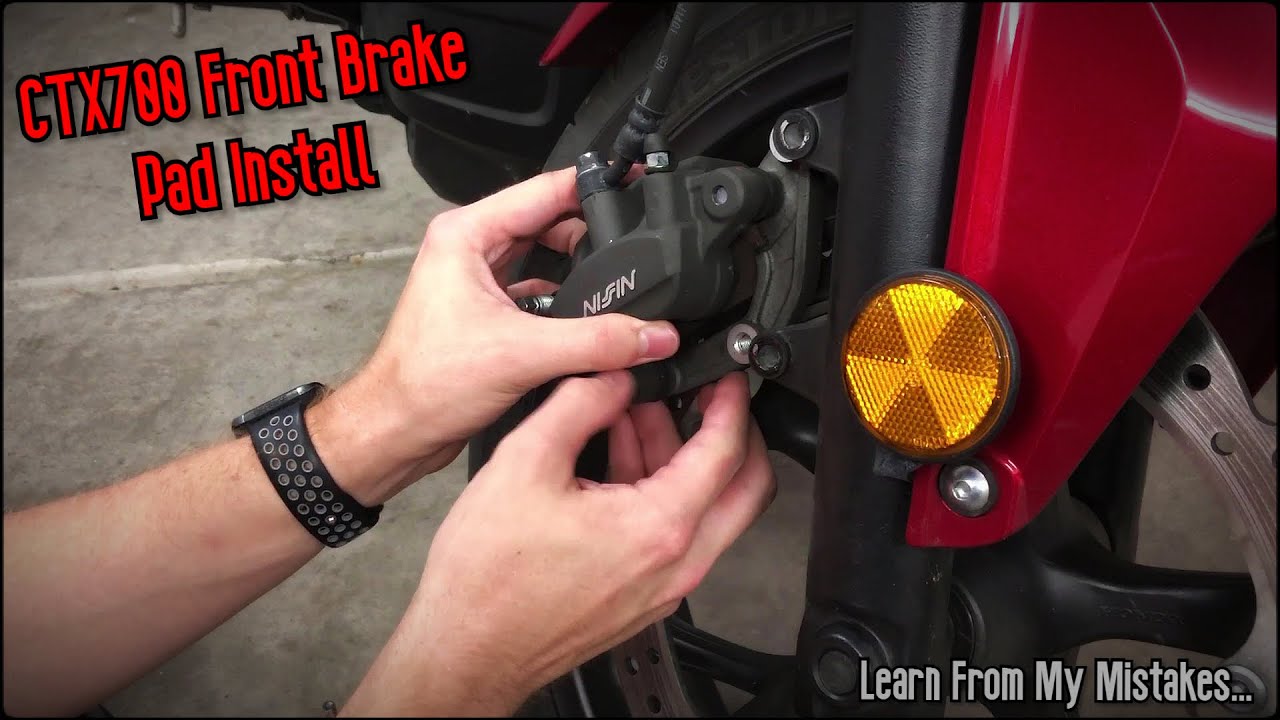 Honda CTX700 Front Brake Pad Change