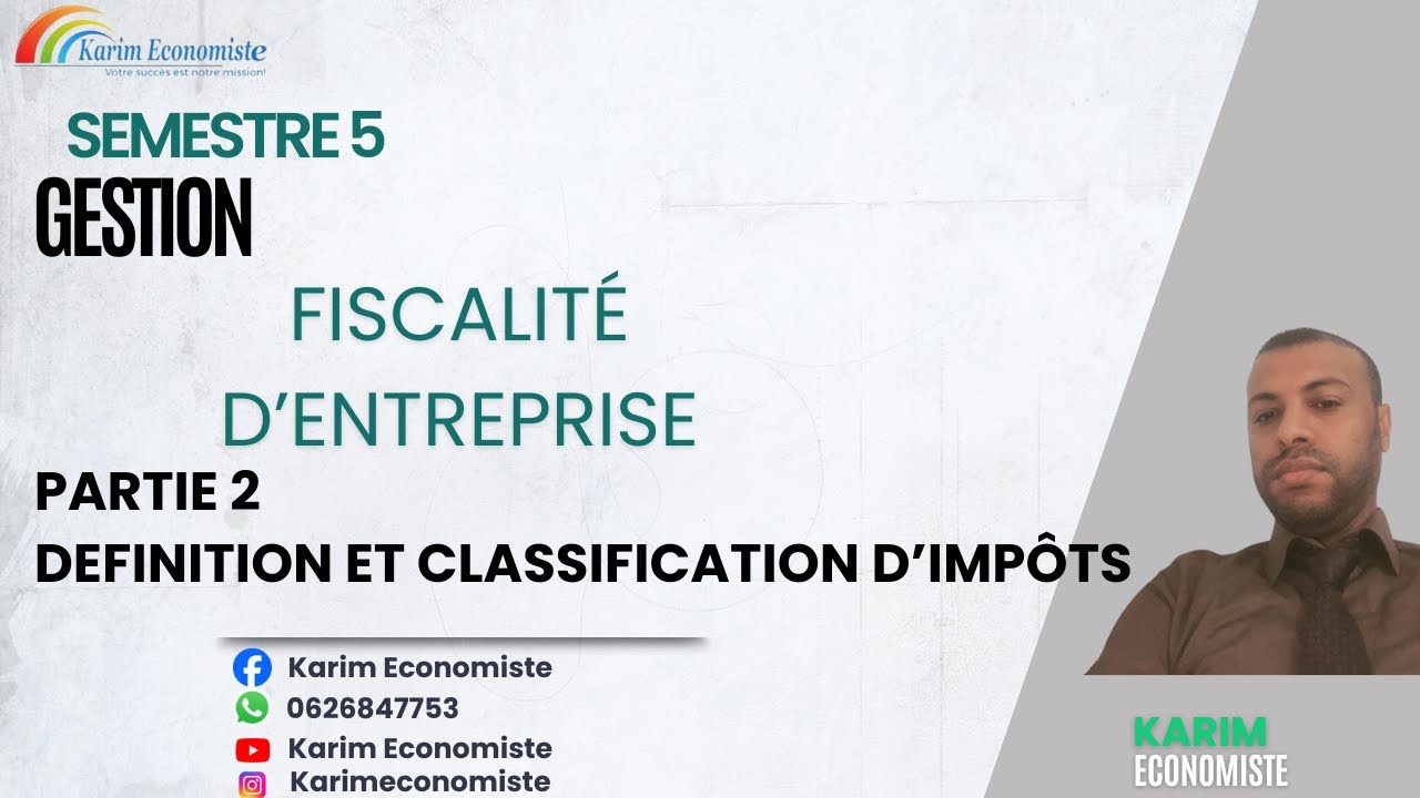 Fiscalité d'entreprise S5 partie 2