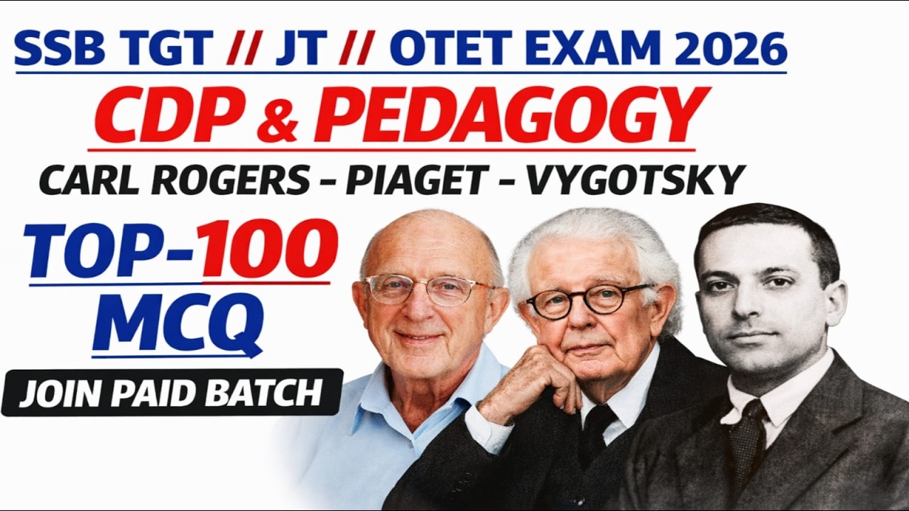 SSB TGT EXAM 2026 MOCK TEST-4