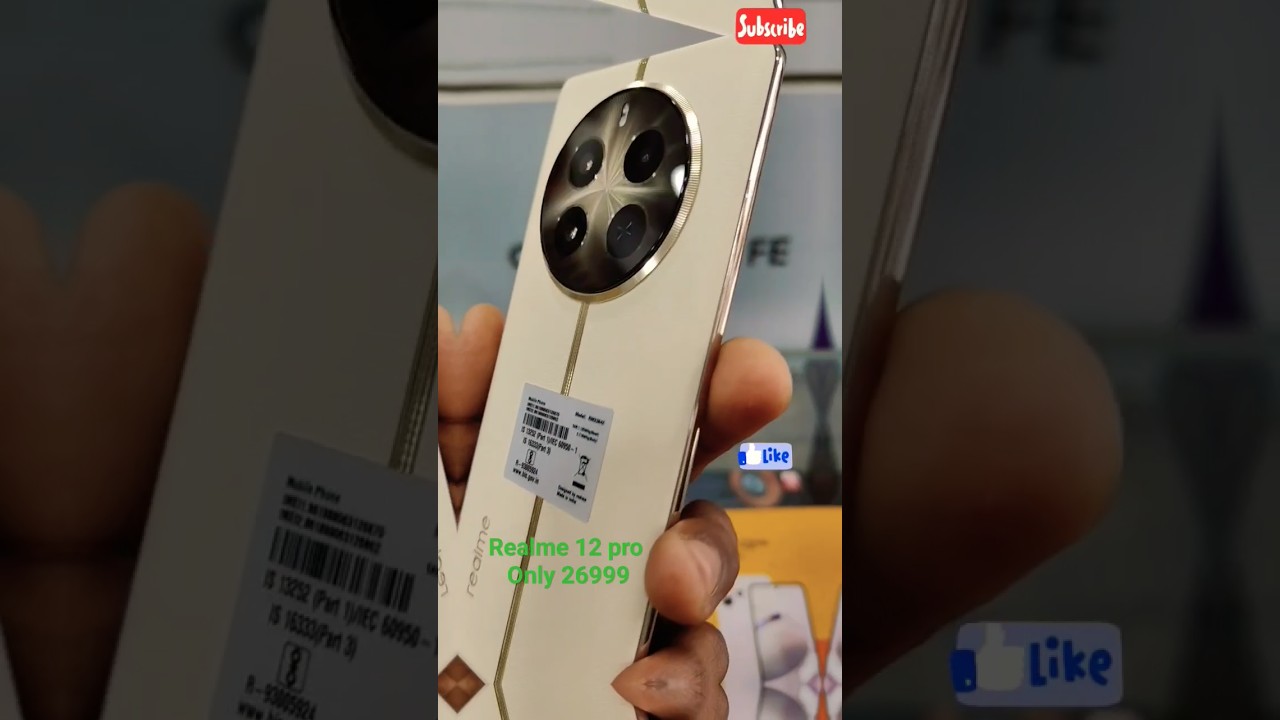 Realme 12pro series Sony imx 882 premium vegan leather