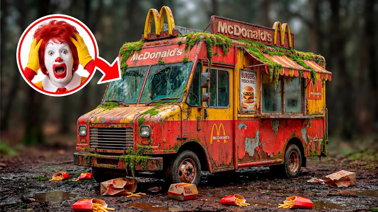 FULLY Restoration of Abandoned McDonald's Truck | Restoring McDonald's Van FORGOTTEN For 50 Years