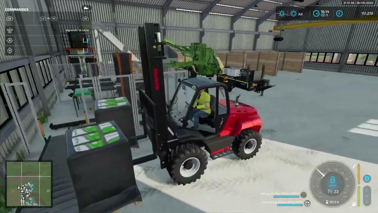 Une grosse session de production de pellet - Terres vierges #17 #fs22