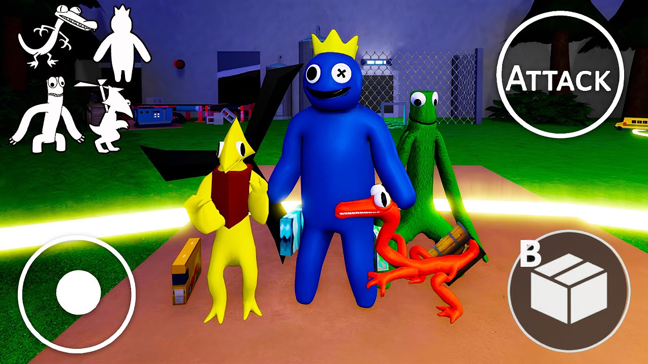 ORANGE BLUE GREEN YELLOW Walkthrough RAINBOW FRIENDS | ROBLOX | Chapter 2 #rainbowfriends #roblox