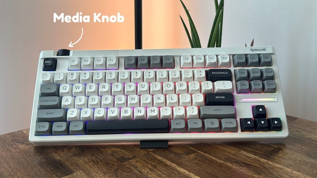 Бесшумная готовая игровая клавиатура до 100 долларов. Redragon Otiim Pro #клавиатура