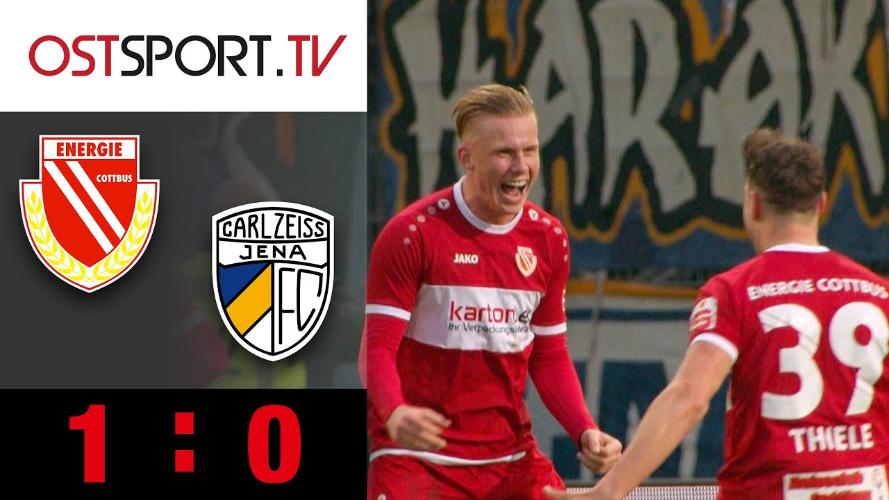Energie dominiert Top-Spiel: Energie Cottbus - Carl Zeiss Jena 1:0 | Regionalliga Nordost
