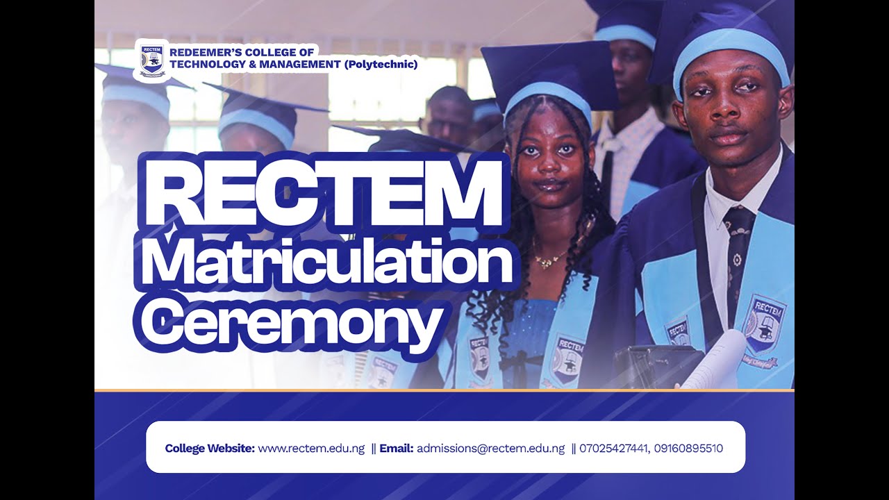 2025/2026 Matriculation Ceremony (School of Part-Time Studies)