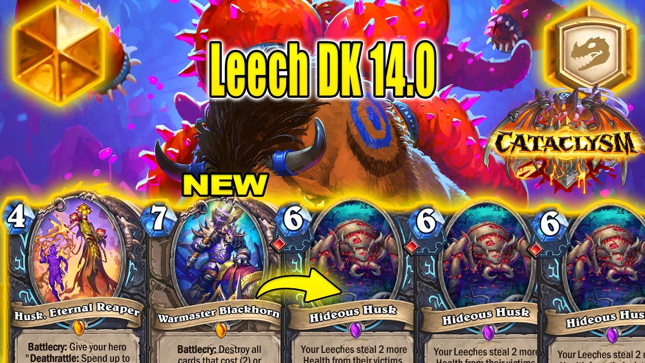 NEW Legendary Best Leech DK 14.0 Deck Is Good To Craft At Across the Timeways Mini-Set | Hearthstone