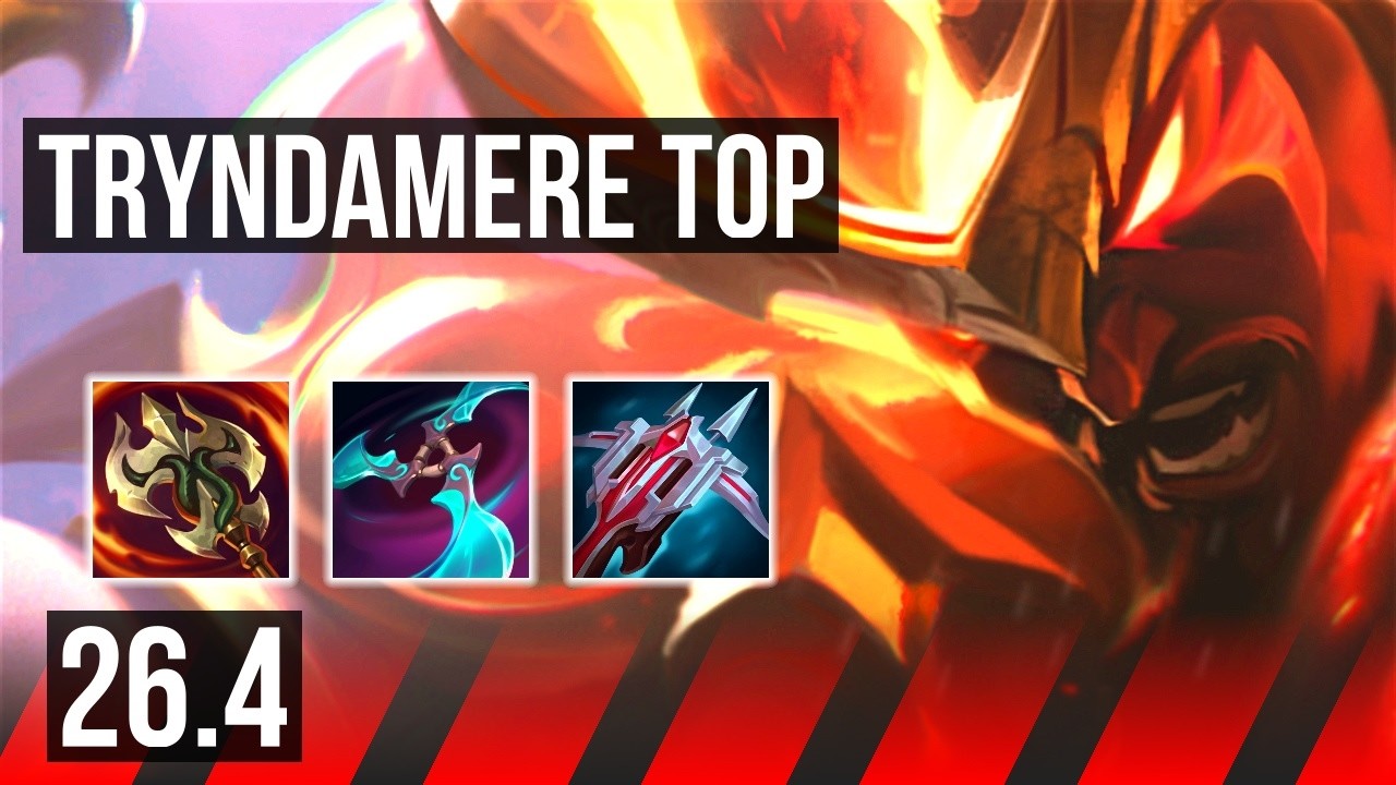 TRYNDAMERE vs RENEKTON (TOP) | 43K damage | KR Diamond | 26.4