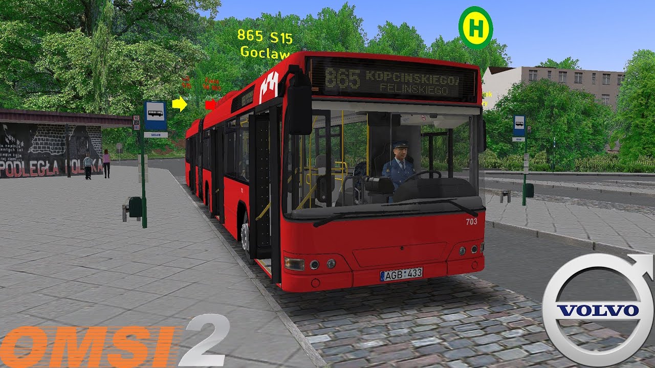 Omsi 2 - Fikcyjny Szczecin - Line 865 - Volvo 7700A