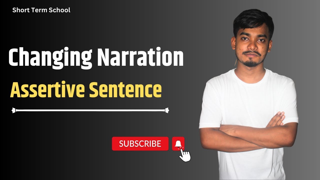 Changing Narration || Assertive Sentence || SSC || HSC.