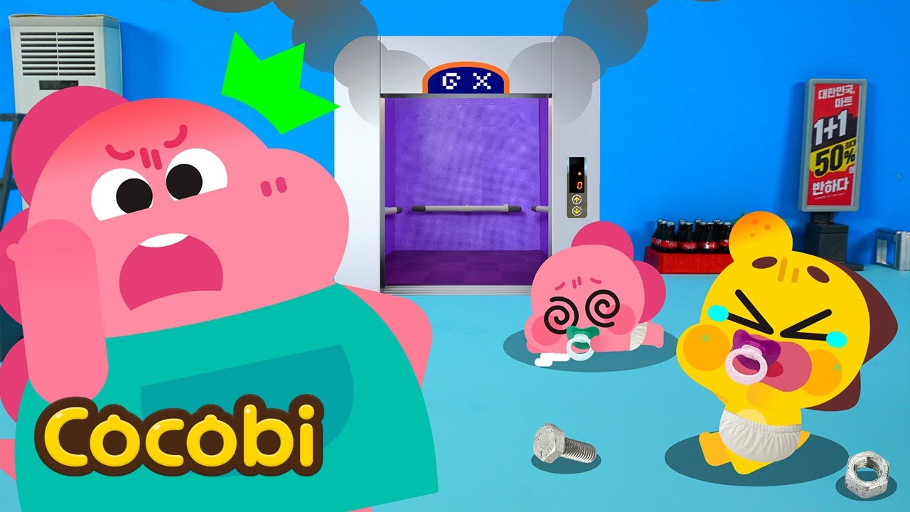 5 Little Babies Jumping in the Elevator + More BEST Fun Songs for Kids | Cocobi Nursery Rhymes
