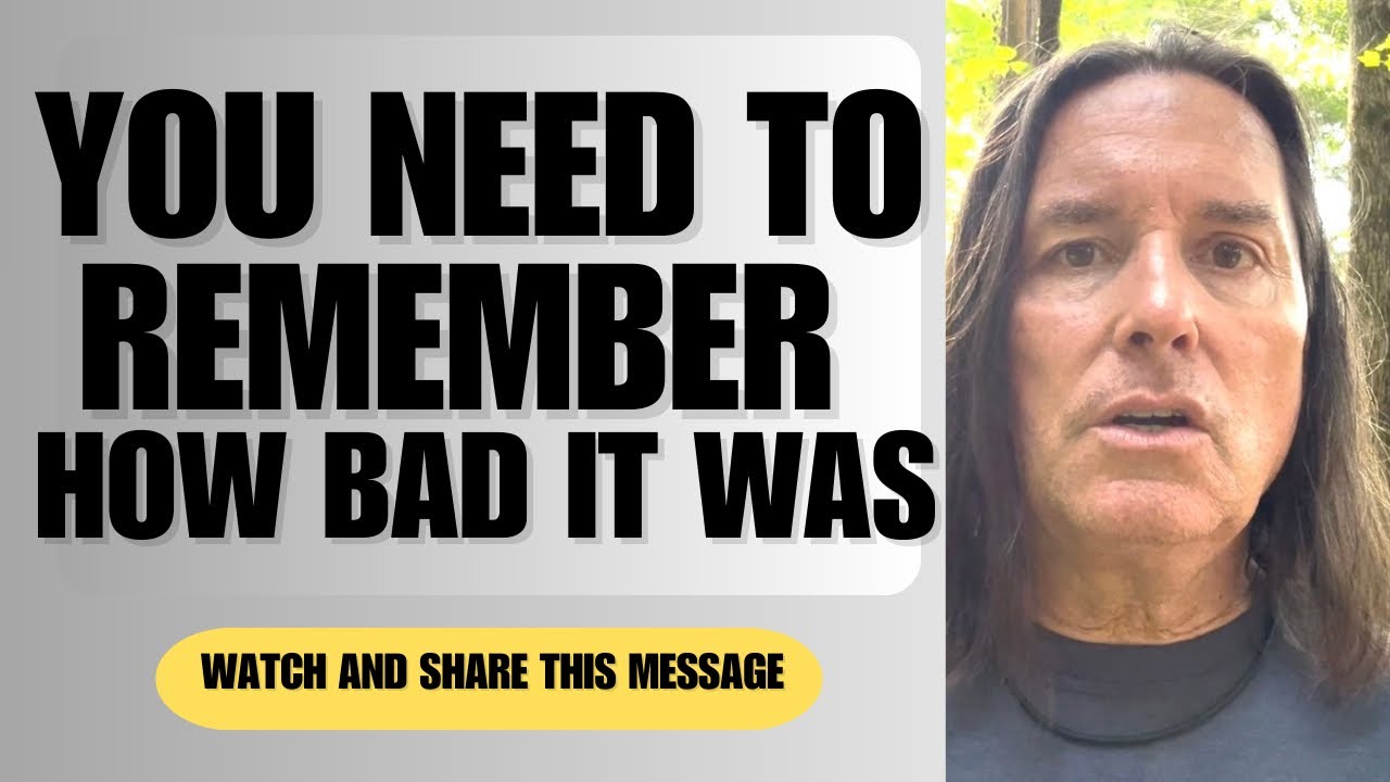 YOU NEED TO REMEMBER how bad it was | MOTIVATION | HEALING | EDUCATION
