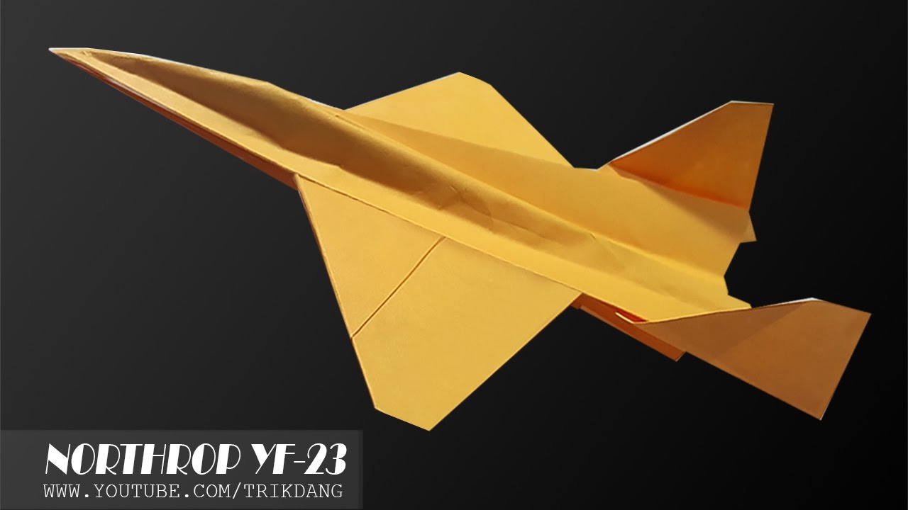 Best Paper Planes: How to make a paper airplane that Flies | YF-23 Black Widow