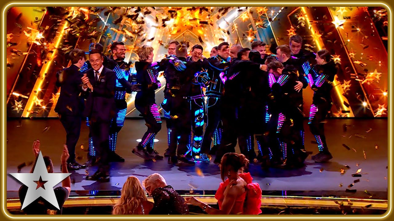 The Blackouts "WORLD-CLASS" LED party gets Amanda's GOLDEN BUZZER! | Semi-Finals | BGT 2025
