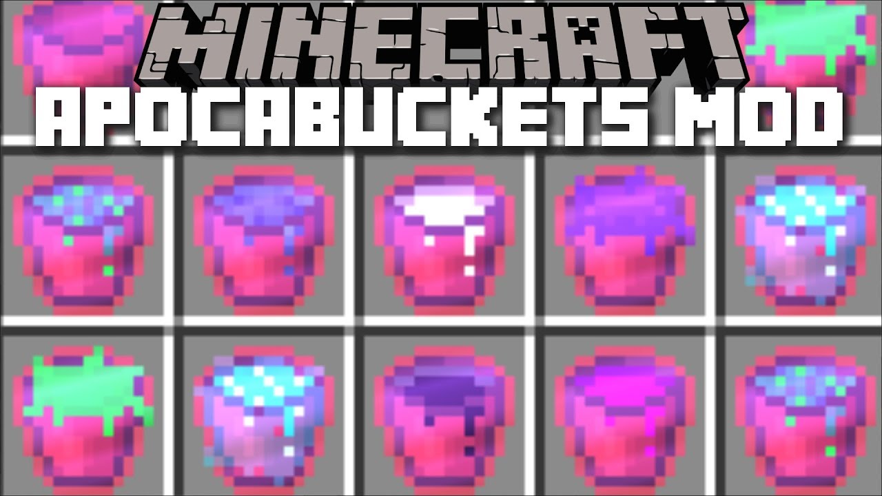 Minecraft APOCABUCKETS MOD / DESTROY CITIES AND SURVIVE THE APOCALYPSE!! Minecraft