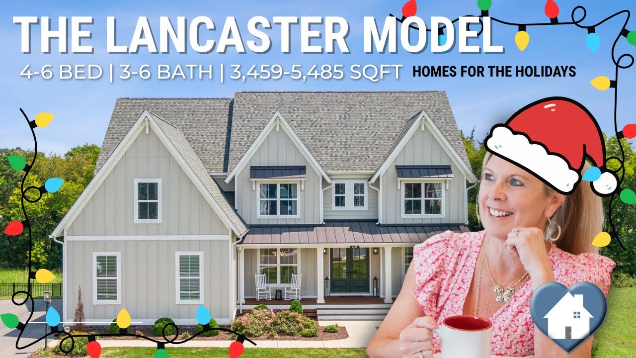 THE LANCASTER | Model Home Tour | Homes For The Holidays | Heart and Home Richmond | Amy Kidwell