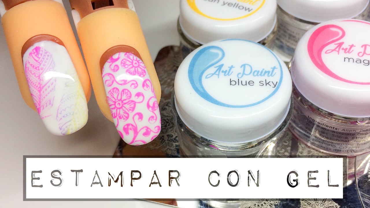 Estampar con Gel Painting