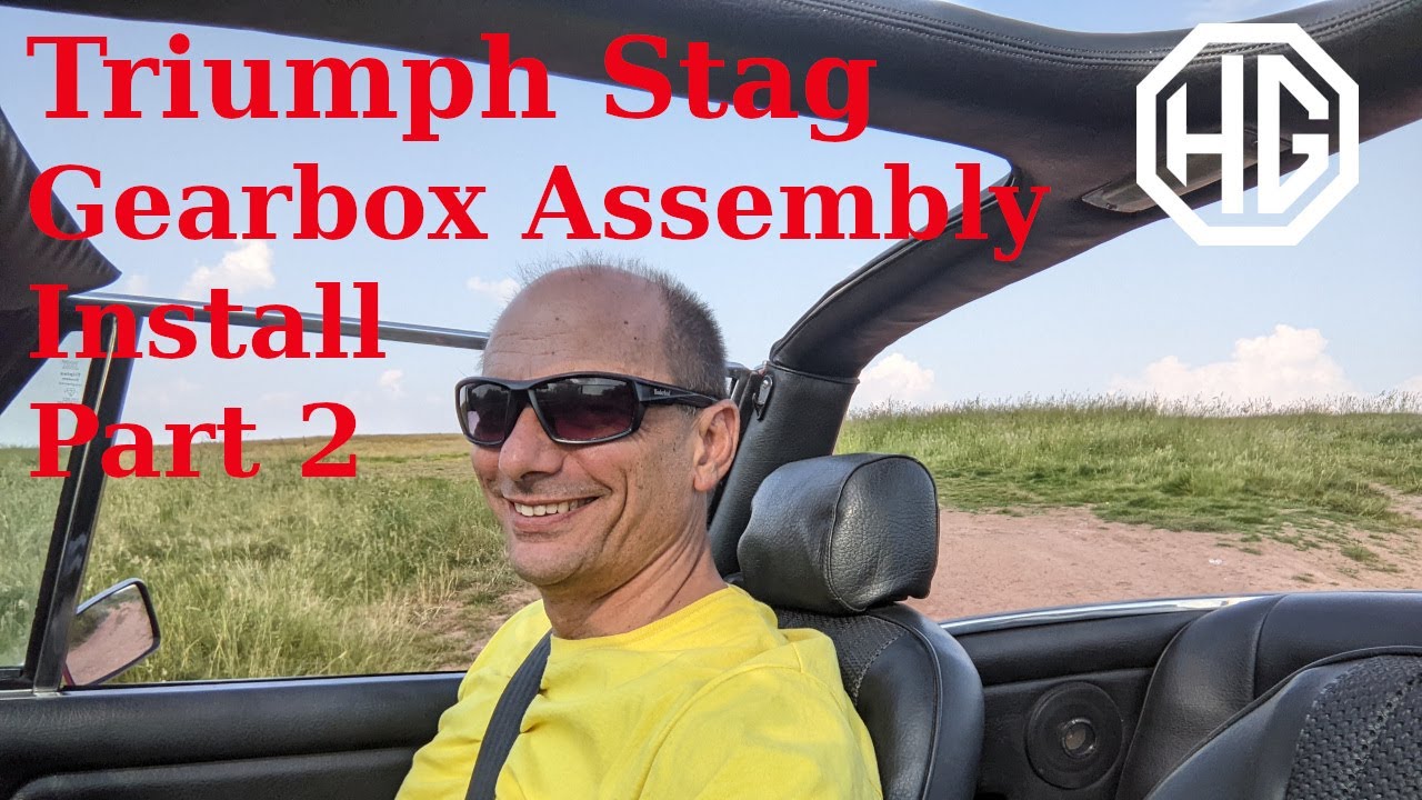 Triumph Stag: Gearbox Assembly Install Part 2