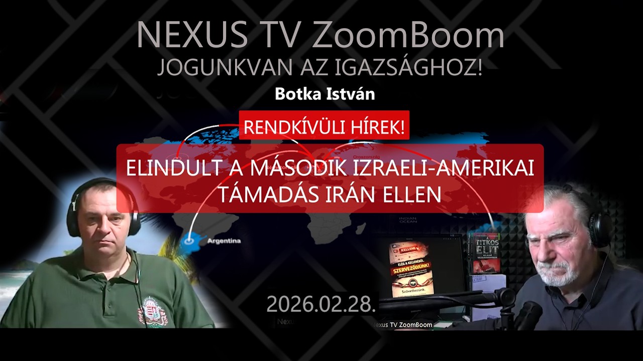 ELINDULT A MÁSODIK IZRAELI-AMERIKAI TÁMADÁS IRÁN ELLEN - - Botka István / Juhász J. Zoltán