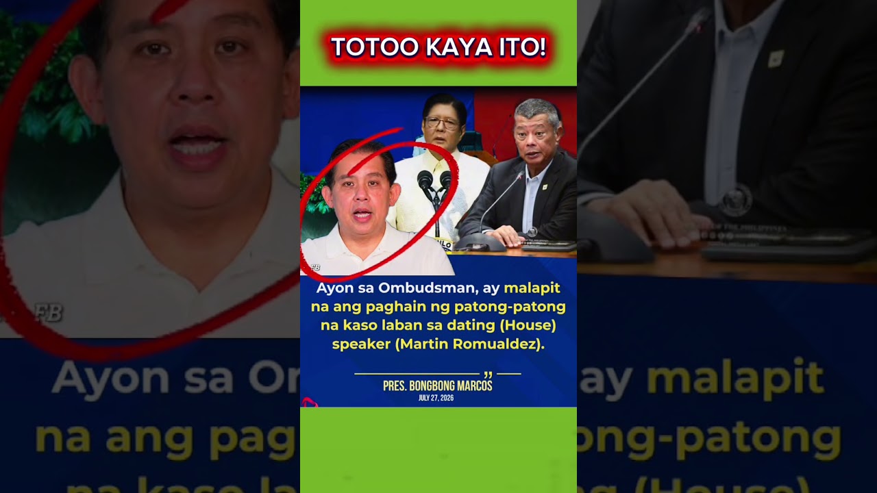 PBBM SA KASO NI ROMUALDEZ: GAGAWIN ANG TAMA. #shorts  #viral #philippines