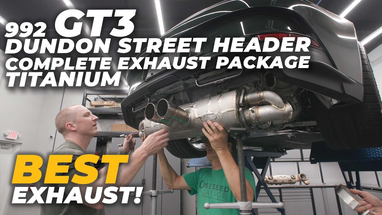 Installing Dundon 992 GT3 Street Header Complete Exhaust | Titanium | Full Install and Start-Up