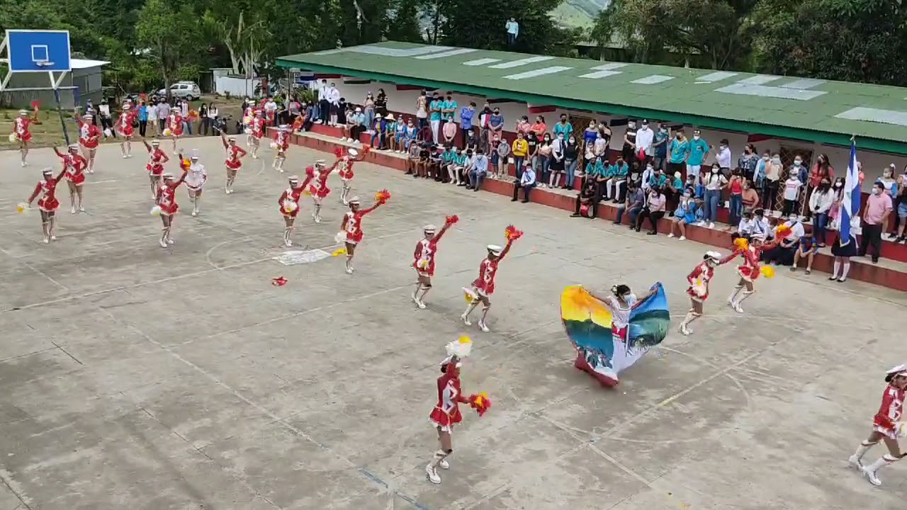 Banda Ritmica Instituto Benjamín Zeledon INBZ Jinotega Sept 2021 JinoTV