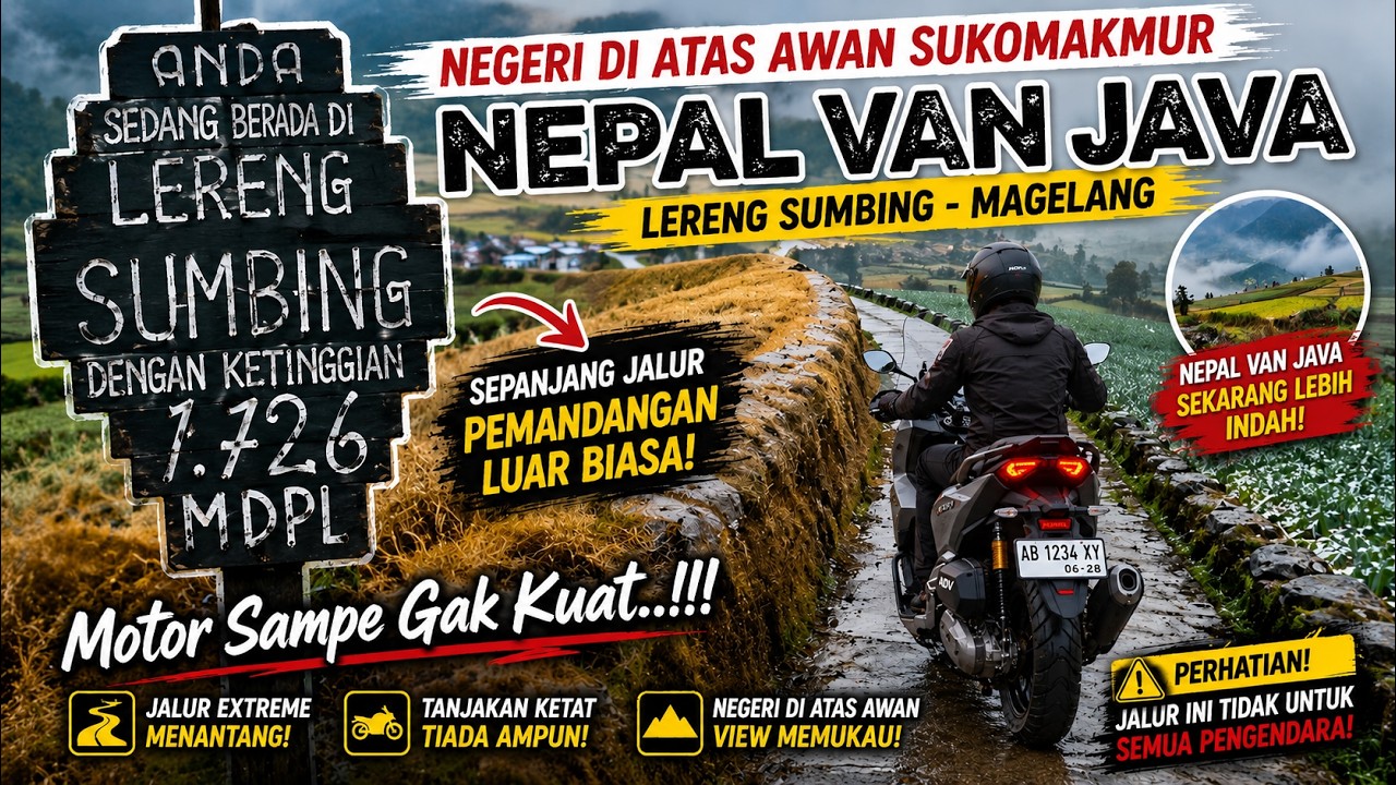 HAMPIR NYERAH DI NEPAL VAN JAVA - NEGRI SAYUR SUKOMAKMUR//TOURING JOGJA - DIENG//eps 3 #nepalvanjava