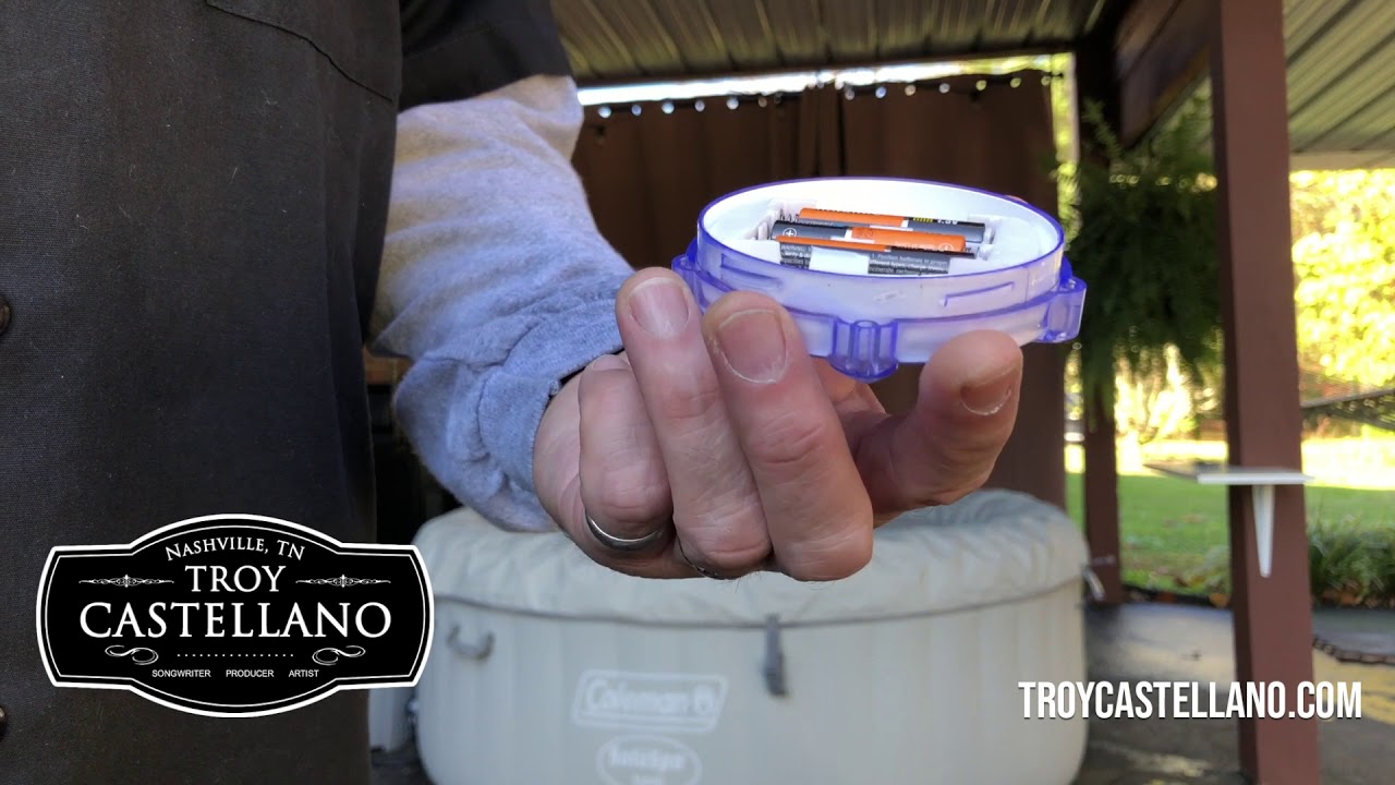 How To Use the Coleman Saluspa Hot Tub LED Light!